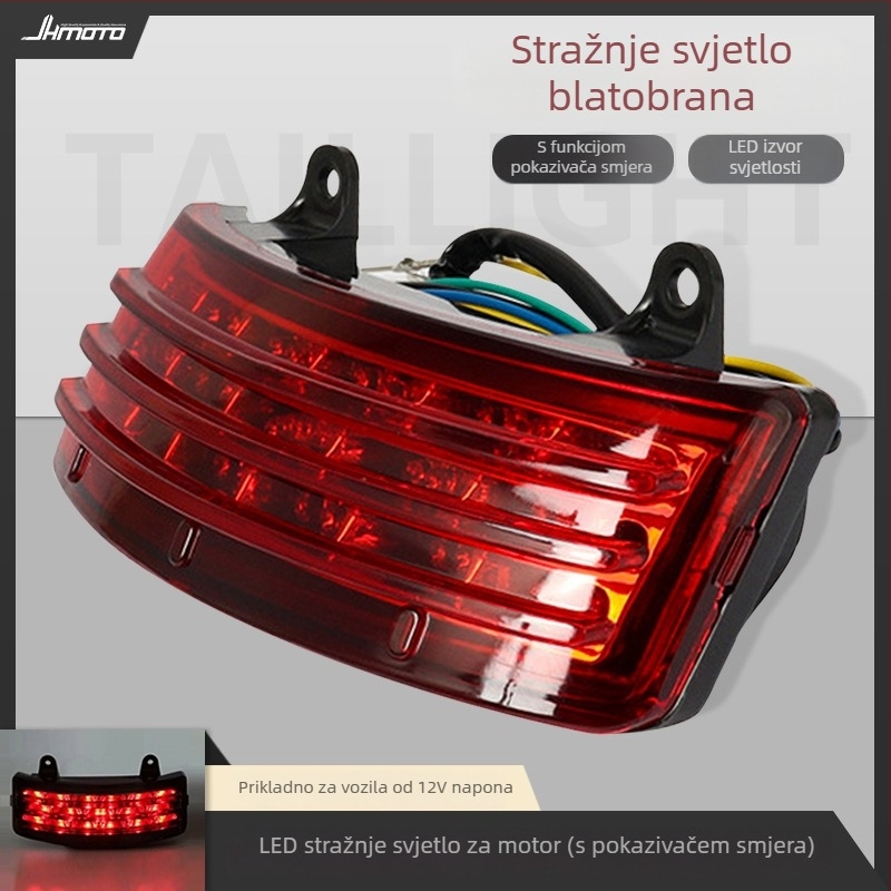 Stražnje LED svjetlo za motocikl 12V, model 65, struja 15A