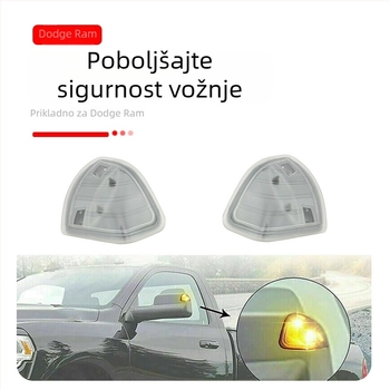 LED signalno svjetlo za retrovizor Dodge Ram 1500/2500, ABS, 12V, 5W