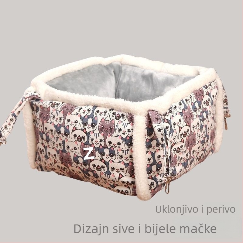 Mačji hamak od trave, zatvoreno zimsko gnijezdo, viseći mačji koš, podrijetlo Beijing