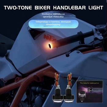 LED svjetlo za upravljač motocikla, 3W, 12V, 6500K, 50.000 sati