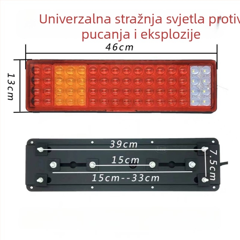 Runlin LED stražnja svjetla za kamionsku prikolicu, model LED Taillight, LED izvor svjetla, dodatak BJG-R-0009