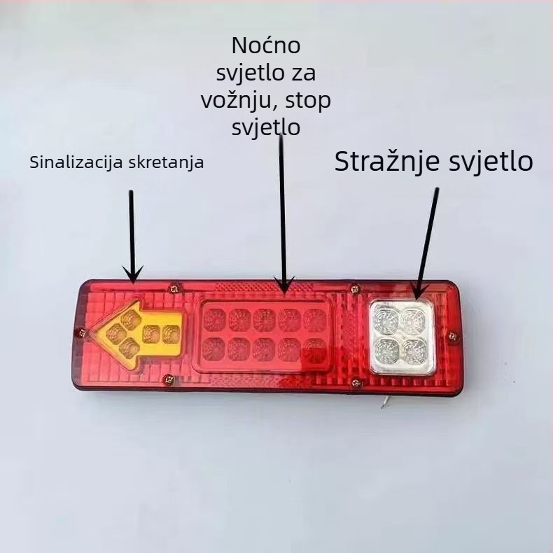 LED stražnja svjetiljka, model 131, 12V/24V, 2W, 300LM