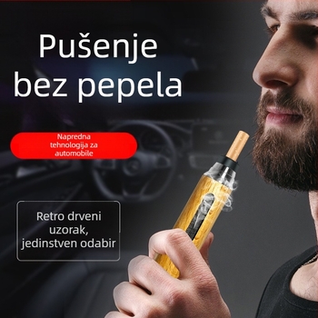Prijenosni auto pepelnik od metala, model 068, težina 30 g, graviran dizajn