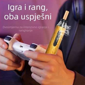 Prijenosni auto pepelnik od metala, model 068, težina 30 g, graviran dizajn