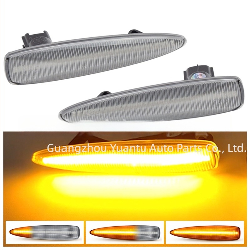 LED bočno svjetlo pokazivača s motivom tekuće vode za Lexus LS460/LS460L/LS600hL (2007–2014), PC kućište, 12V, 3W, dijelovi: 81730-50100, 8173050100