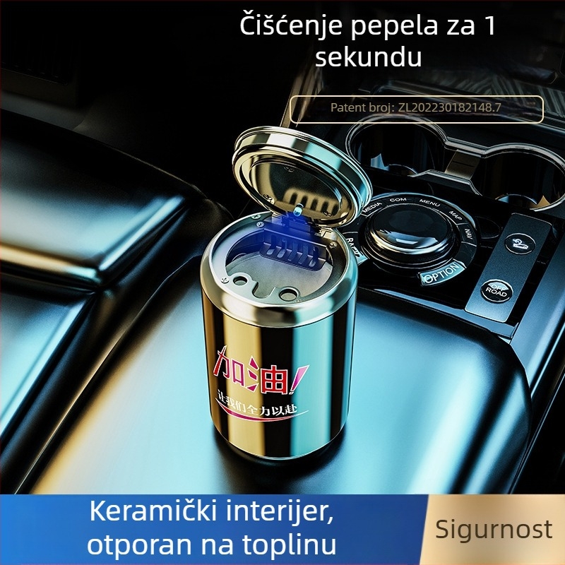 Automobilski pepelnjak, keramički, model 001, proces lijevanja, težina 250 g, klasa AAAAA