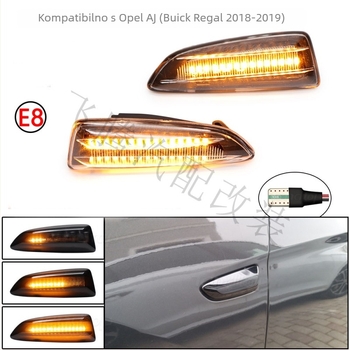 LED dinamična bočna svjetiljka blatnika za Opel Astra J/K i Crossland X (2009–2019) – 5W, 12V, 7200K, 50.000h