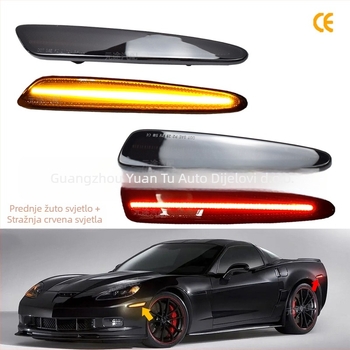 ABS bočna svjetiljka za Chevrolet Corvette C6 2005-2013 | 12V, 3W, ugradnja prednja/stražnja, modeli 10440721/10440722/GM2551196/10316651