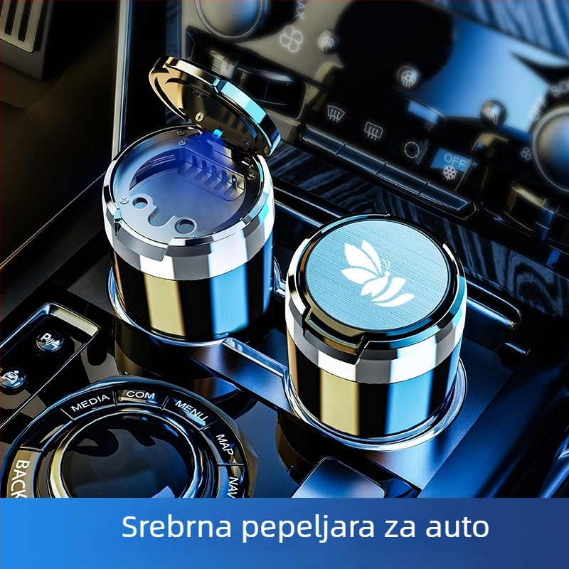 Xiangtaoqi Xtq02 keramički pepeljara za automobil i dom uz poklopac, 260 g