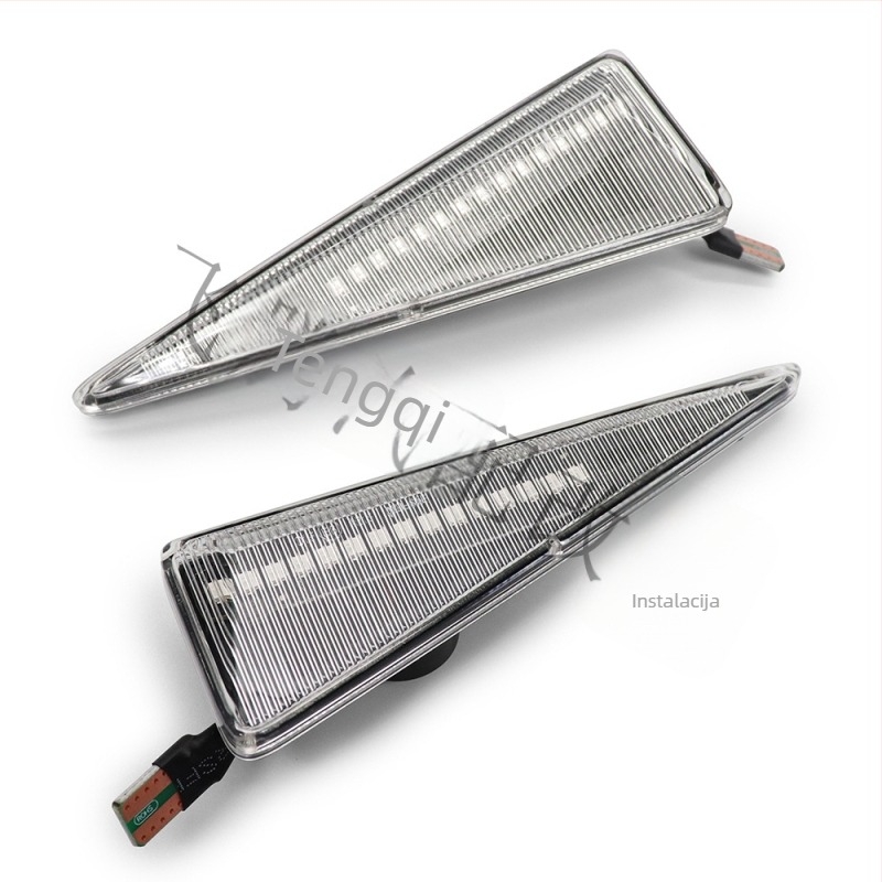 Bočni pokazivač smjera za Renault Megane MK2 / Espace MK4 - LED, 12V, 5W, ABS; kompatibilno s Megane MK2 2002-2009, Grand Scenic MK2 2003-2009, Vel Satis 2002-2009, Wind 2010-2013
