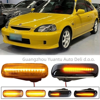Bočna svjetla za blatnik s dinamičkim pokazivačem smjera za Honda Civic EK 2/3/4D i CR-V, 12V, 3W, 2400 lm