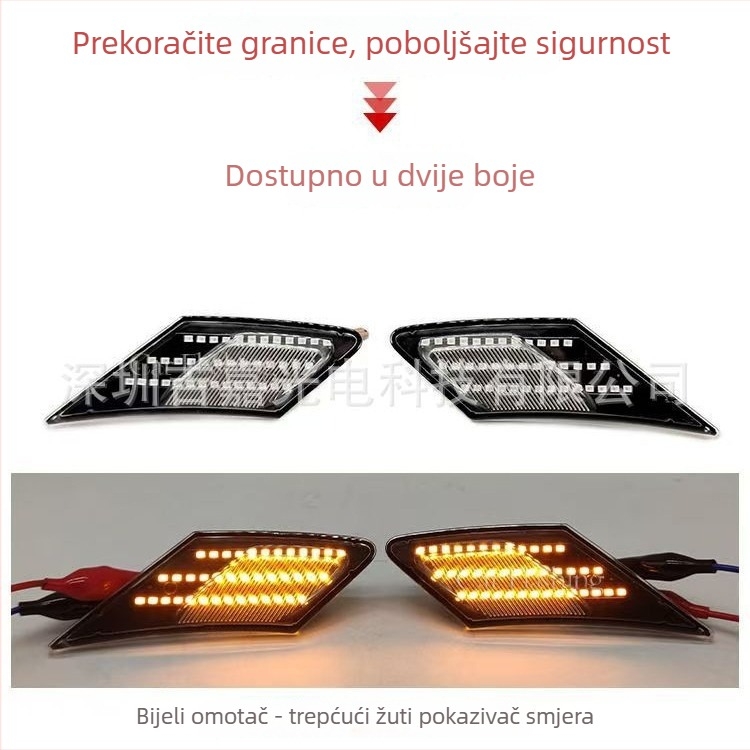 LED bočna svjetla za Subaru BRZ / Toyota FT86 GT86, ABS+LED, 5W, 12V, 6500K, 50000 h