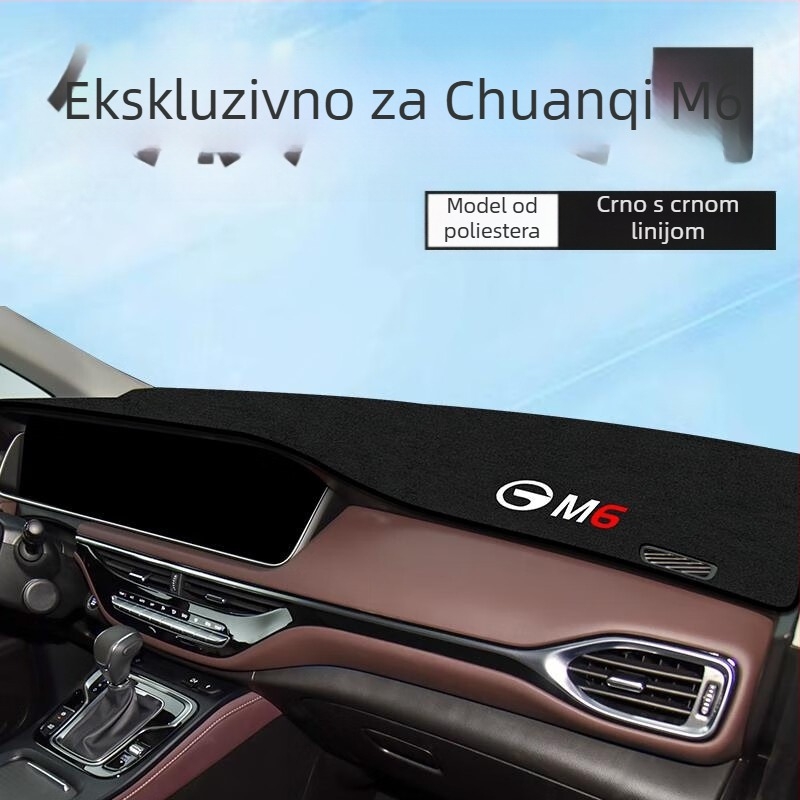 PRO sunčev jastučić za ploču automobila – GAC Trumpchi M6 (GM6) – poliester vlakna
