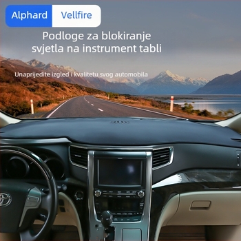 Podloga za ploču instrumenata Alphard 30-serije i Vellfire 20 | Materijal: flanel; Tip: Četiri sezone universalna; Marka: Shishuai