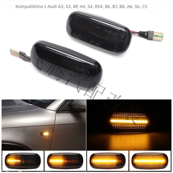 LED bočno svjetlo blatnika za Audi A3/S3 8P, A4, A6, S4, S6, B6–B8, C5 — LED osvjetljenje, 8W, 12V, 3400K, 5000h