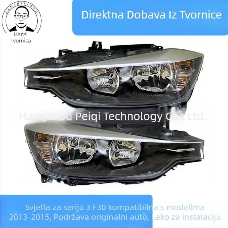 Halogeni prednja svjetla za BMW 3 Series F30 (2013-2015) – dijelovi 63117259523, 63117259524