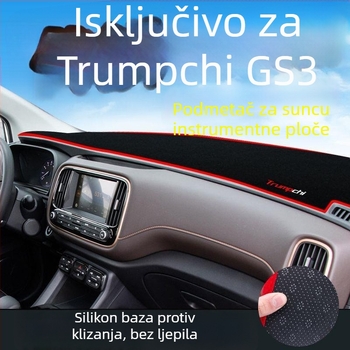 Dekorativni pokrov instrument ploče protiv odsjaja za Trumpchi GS3/GE3 – poliester, logotip brenda