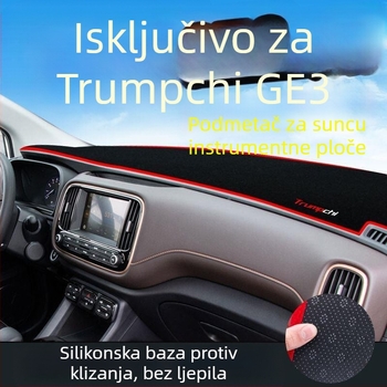Dekorativni pokrov instrument ploče protiv odsjaja za Trumpchi GS3/GE3 – poliester, logotip brenda