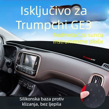 Dekorativni pokrov instrument ploče protiv odsjaja za Trumpchi GS3/GE3 – poliester, logotip brenda