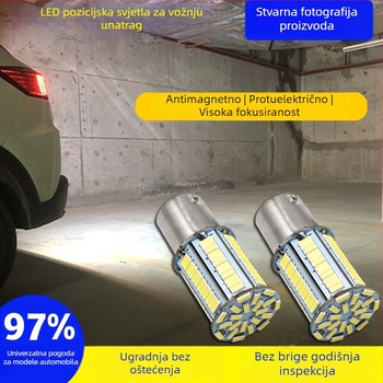 Automobilska LED žarulja 12V, 4014 SMD, 3W, kompatibilna s 1156/1157/1142, vijek trajanja 50 000 h