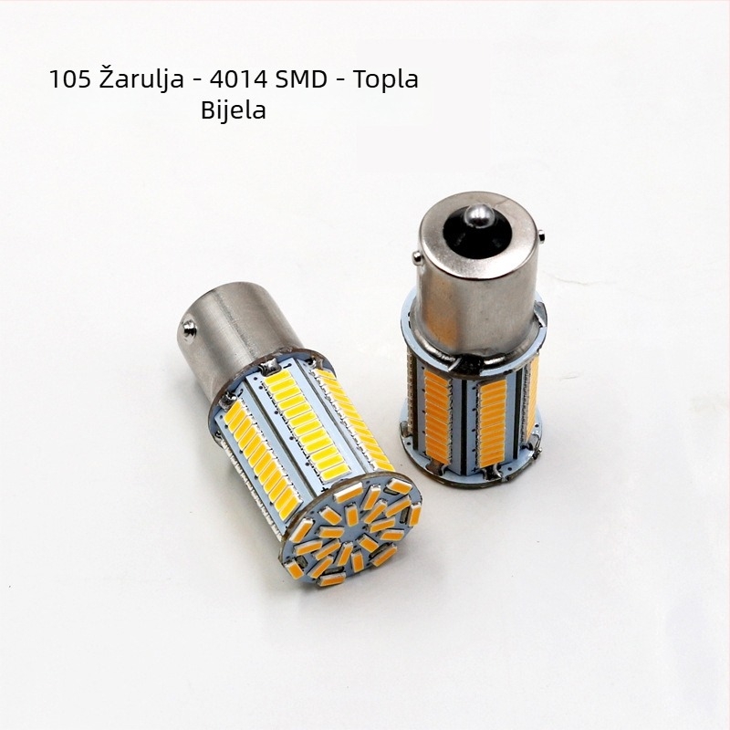 Automobilska LED žarulja 12V, 4014 SMD, 3W, kompatibilna s 1156/1157/1142, vijek trajanja 50 000 h