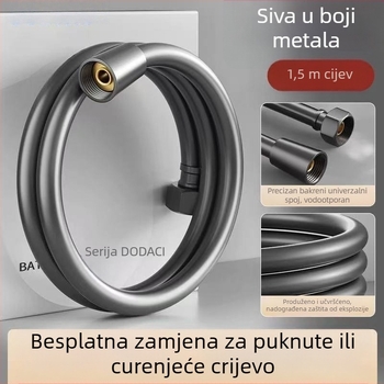 Produžni tuš crijevo s PVC mlaznicom, model JM074, CE certificirano