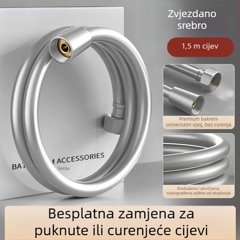 Produžni tuš crijevo s PVC mlaznicom, model JM074, CE certificirano