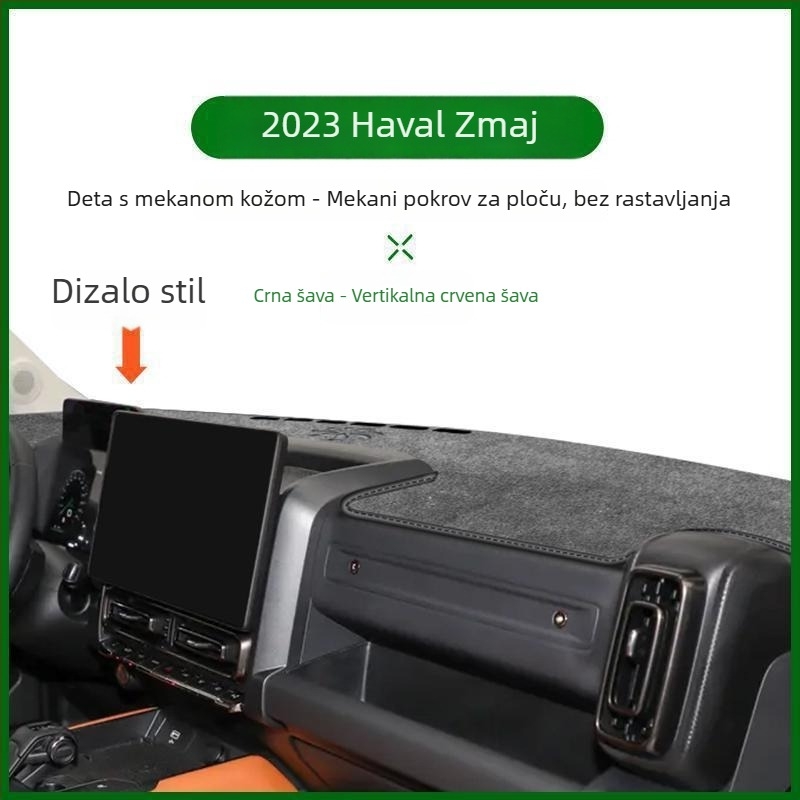 Chi Weng jastučica sjenila instrument ploče za Haval Raptor 2023 — protuklizna, zaštita od sunca, dekor prednje konzole