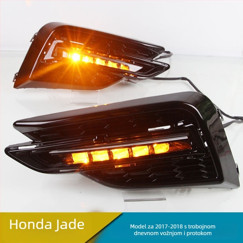 LED dnevna svjetla za Honda Jade 2017-2018, 24W LED, prednja svjetla za maglu, nije sastavljeno