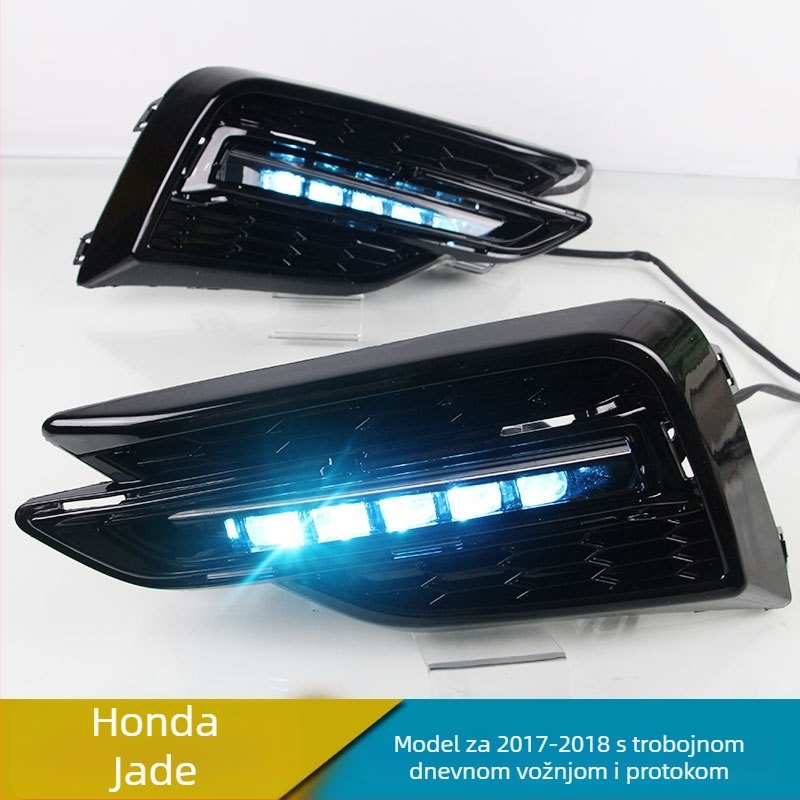 LED dnevna svjetla za Honda Jade 2017-2018, 24W LED, prednja svjetla za maglu, nije sastavljeno