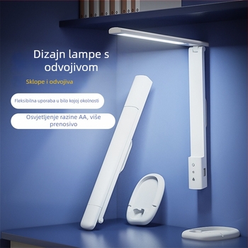 Lampa za stol studijsku upotrebu s zaštitom vida, odvojiva i sklopiva, dodirni prekidač, 12W, CRI ≥90, petnivelno podešavanje jačine svjetla, napon ≤36V