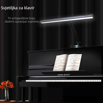 Lampa za klavir za zaštitu vida, metalna sjenila, dodirno upravljanje, CE certifikat, napon ≤ 36V