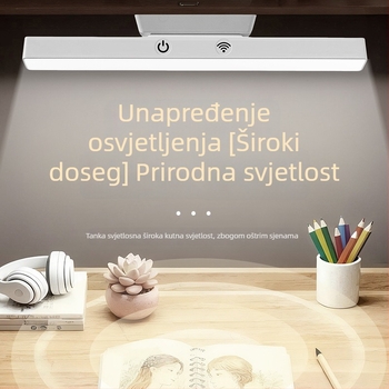 LED stolna lampa s zaštitom vida, dodirno upravljanje, ugrađena baterija, 5W, CRI 80-89