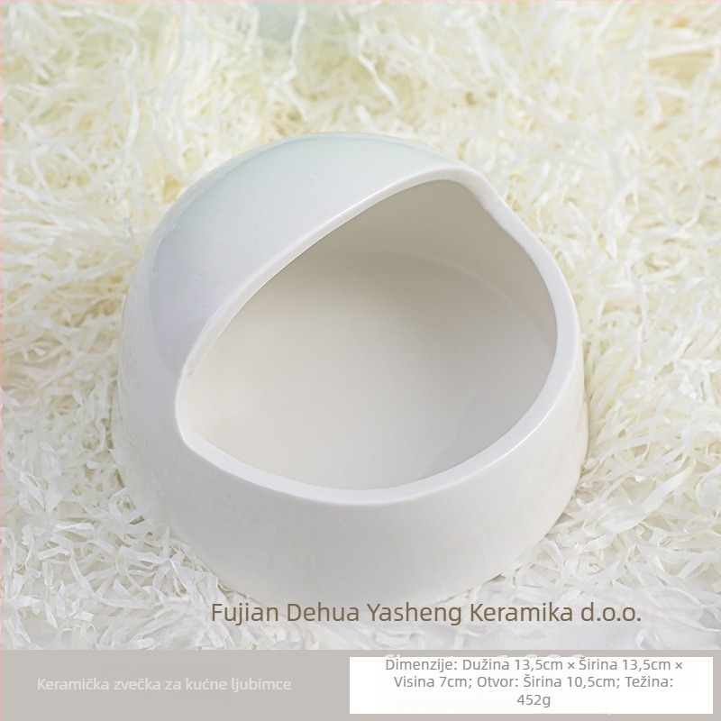 Keramičko gnijezdo za hrčka s hlađenim dizajnom i skloništem za spavanje (Keramika; Marka: Yasheng; Namijenjeno: hrčak; Stil: crtani)