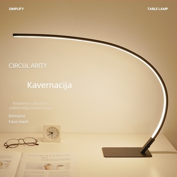 Dječja stolna lampica za učenje sa zaštitom vida, full-spectrum, USB napajanje (CRI ≥95; Gumb prekidač; Napon ≤36V)