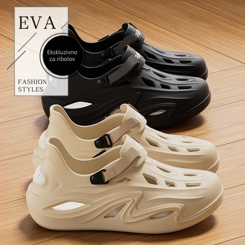 Muške sandale – EVA gornji dio i đon, zatvoren vrh, prozračne, vodootporne, protuklizne, stil Leisure Baotou, proljeće 2025.