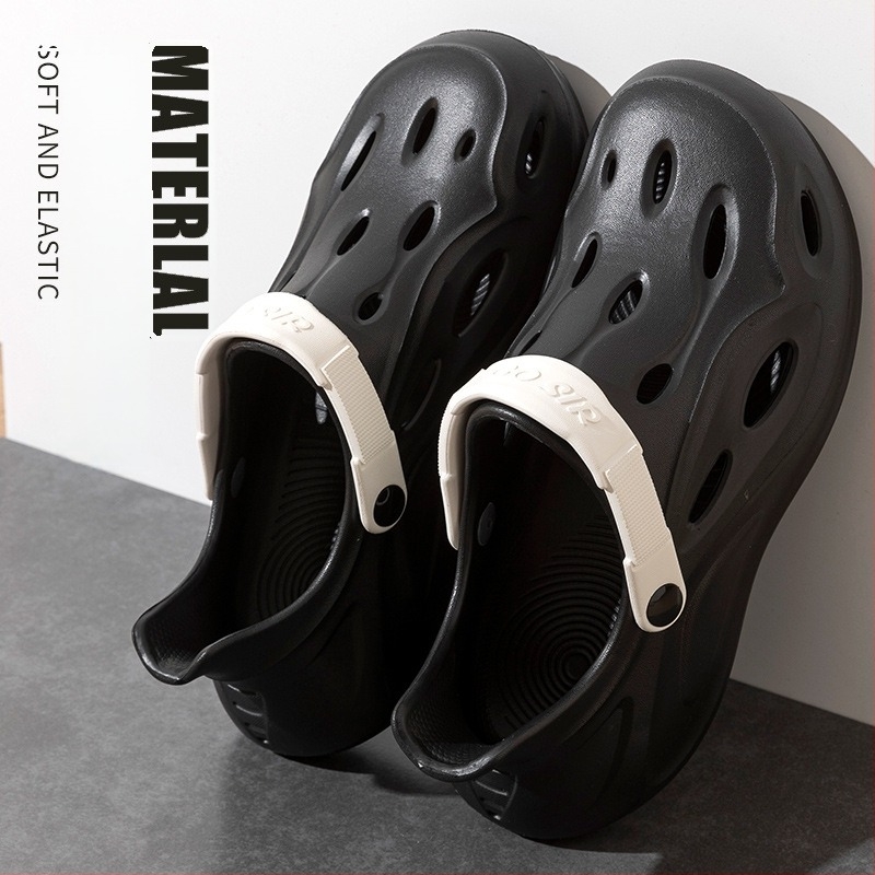 Muške sandale – EVA gornji dio i đon, zatvoren vrh, prozračne, vodootporne, protuklizne, stil Leisure Baotou, proljeće 2025.