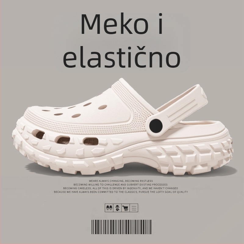 Muške sandale – EVA gornji dio i đon, zatvoren vrh, prozračne, vodootporne, protuklizne, stil Leisure Baotou, proljeće 2025.