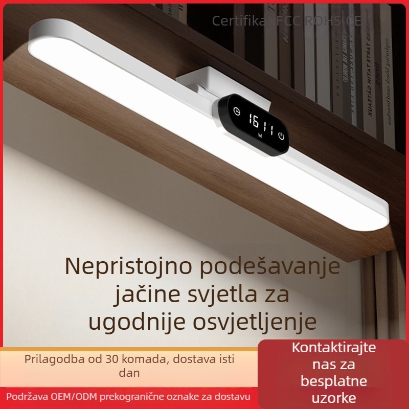 LED stolna lampa s zaslonom, energetska učinkovitost, dodirno upravljanje, ugrađena baterija, 5W