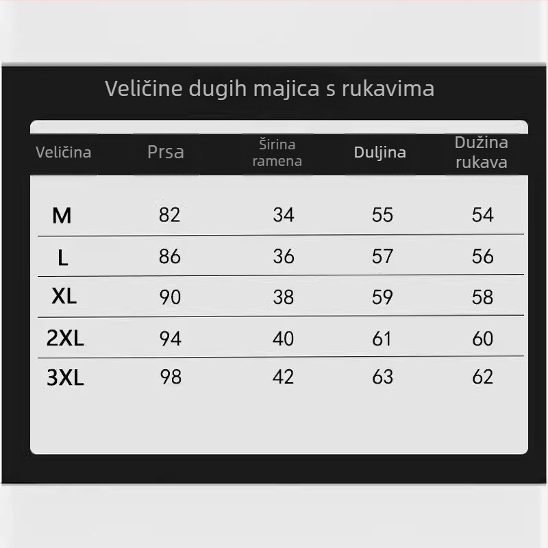 Majica s dugim rukavima od baršuna s fleec podstavom, polu-visoki ovratnik, uski kroj, duljina 50-65 cm