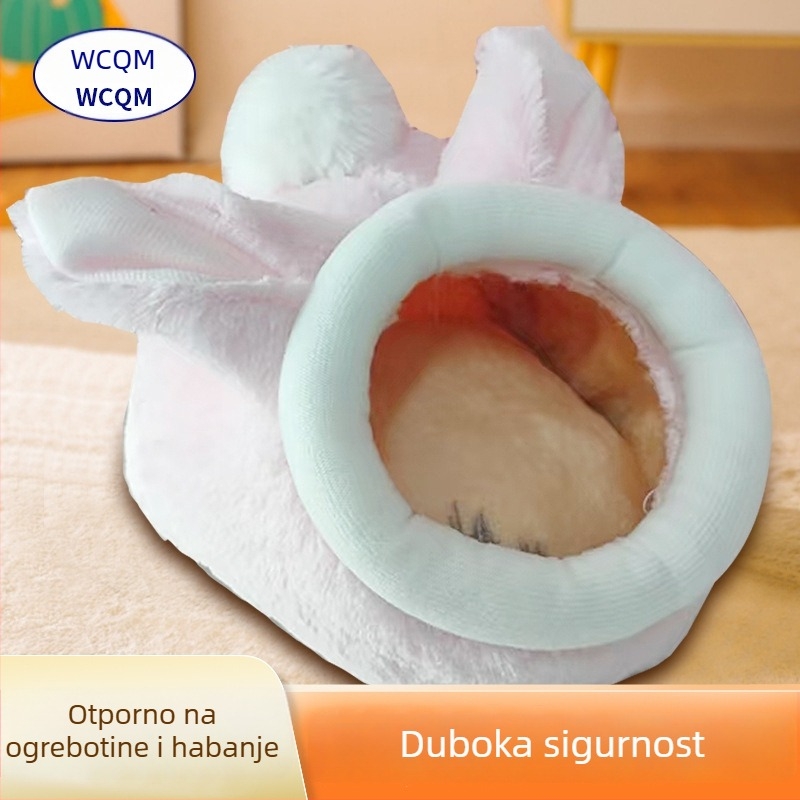 Plišano gnijezdo za pse, postelja za pse, skriveni stil, lako za čišćenje