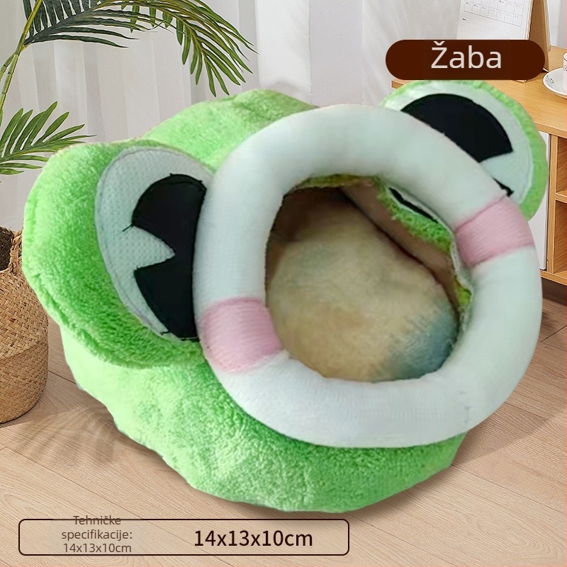 Plišano gnijezdo za pse, postelja za pse, skriveni stil, lako za čišćenje