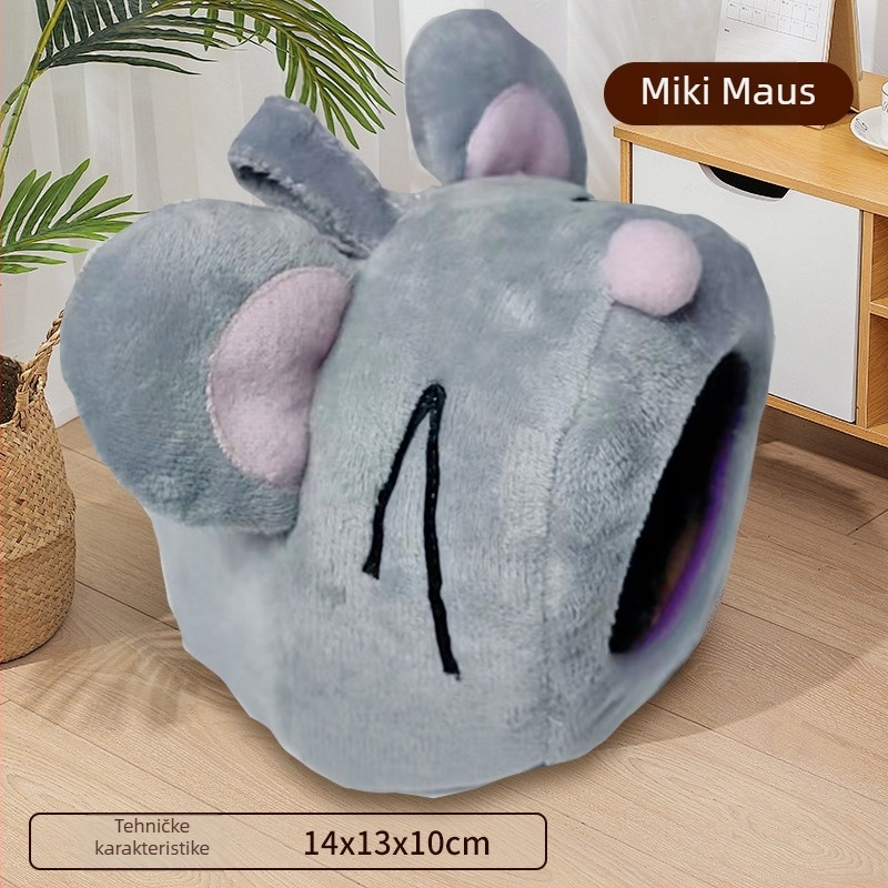 Plišano gnijezdo za pse, postelja za pse, skriveni stil, lako za čišćenje