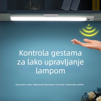 Zidna LED svjetiljka s punim spektrom, USB napajanje, zaštita očiju, prekidač senzora za skeniranje rukom, samoljepljiva za učenje i dom (CRI ≥95; USB napajanje; inteligentna kontrola; senzor skeniranja; samoljepljiva)