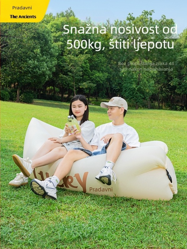 Naduvavajuća vanjska sofa s funkcijom naginjanja i spavanja, kapacitet 1-2 osobe, Oxford platno, ručna pumpa — Primitive ancients