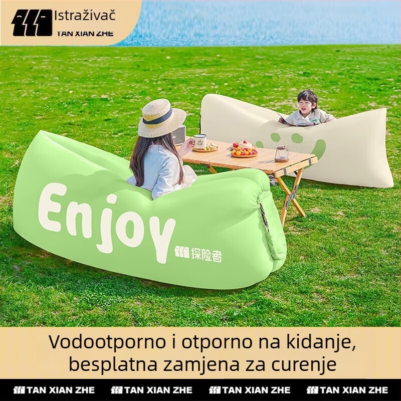 Naduvani kamping madrac — Explorer marka, težina: 1, nosivost: 1, površina: kompozitni materijal