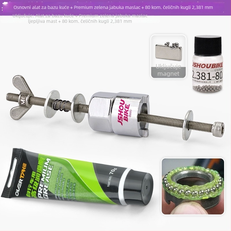 Alat za demontažu hubova za planinski bicikl, čelični ključ, JSHOU BIKE