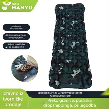 Jednoosoban kamperski madrac-šator, 75D pongee TPU, 580 g, ručna pumpa