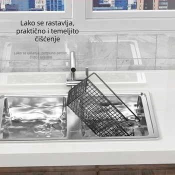 Kupaonica zidni spremnik za pohranu, metalni, premaz bake paint, dvostruki sloj, Jin Sheng 019, moderni minimalistički stil