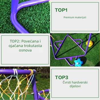 Baer Dječji Čelični Stalak Za Košarku (Materijal: 38427153890; Težina: 10 kg; Kategorija: Držač lopti / Košarka ploča)